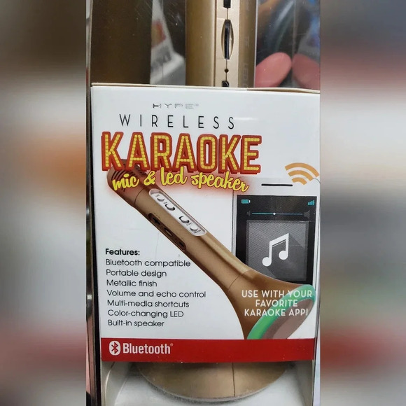 Hype karaoke mic with led speaker - Picture 2 of 4